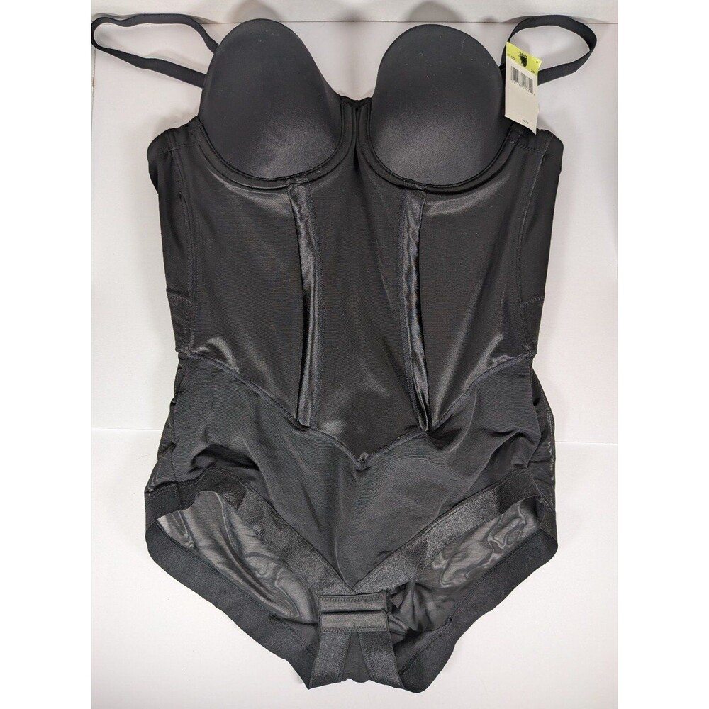 Women's Black Bodysuit Shapewear maidenform 36B